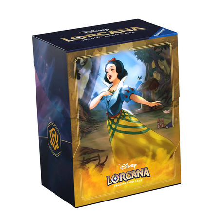 Pudełko na karty Deck Box Lorcana Snow White (Ravensburger)