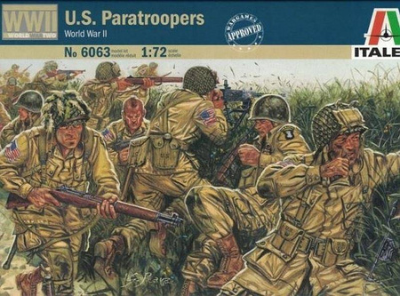 Italeri 6063 U.S. Paratroopers zestaw plastikowy do sklejenia i pomalowania