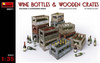 Mini Art 35571 Wine Bottles & Wooden  Crates