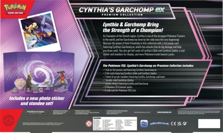 Pokemon TCG Cynthia’s Garchomp ex Premium Collection