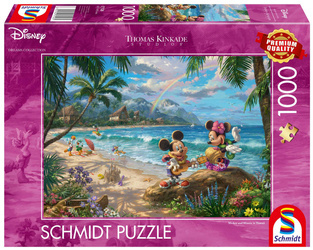 Puzzle 1000 el. Thomas Kinkade Miki&Minnie na Hawajach (Schmidt)