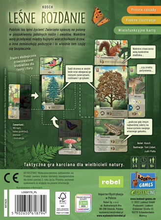 Leśne rozdanie / Forest Shuffle PL (Rebel)