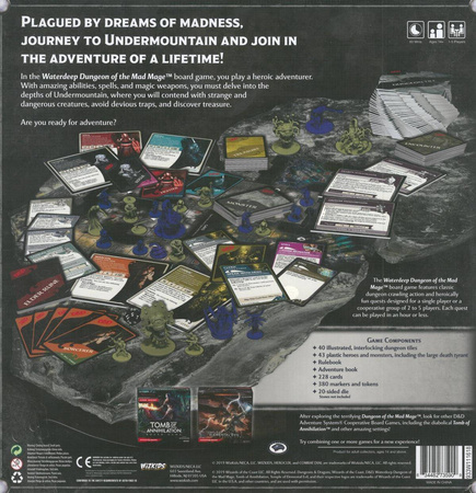 Dungeons&Dragons Dungeon of The Mad Mage - gra planszowa