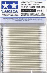 Tamiya 87104 Craft Cotton Swab - Round Small 50pcs