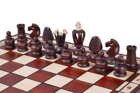 Szachy drewniane Royal 48 cm - duże