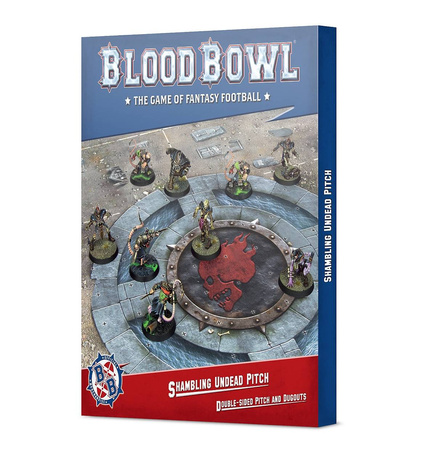 Blood Bowl Shambling Undead Pitch & Dugouts boisko