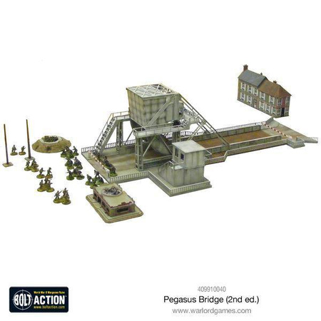 Bolt Acton WWII Pegasus Bridge - zestaw do makiety