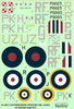 Kalkomania Supermarine Spitfire MK. I/II In Polish