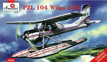 Amodel 7278 PZL-104 Wilga 35H model plastikowy do sklejenia i pomalowania