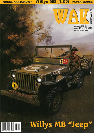 WAK 4/13 Samochód terenowy Willys MB Jeep