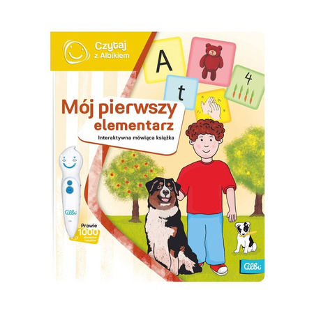 Czytaj z Albikiem Zestaw z piórem i książką Mój pierwszy elementarz