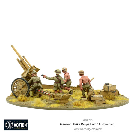 Bolt Action German Afrika Korps LeFH 18 10,5cm medium artillery