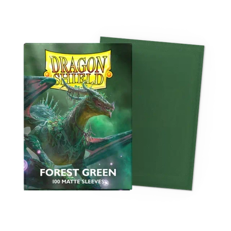 Koszulki Standard Dragon Shield Matte Forest Green (100 sztuk)