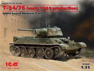ICM 35365 T-34/76 (early 1943 production)