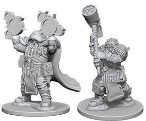 D&D Male Dwarf Cleric - Nolzur's Miniature