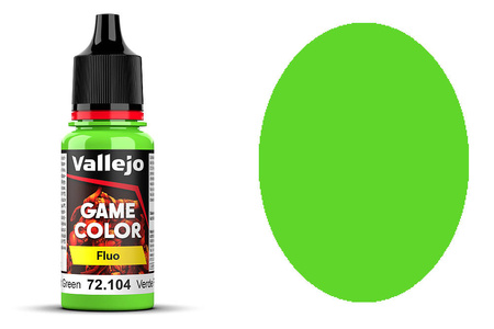 Farba Vallejo Game Color 107 72104 Fluorescent Green