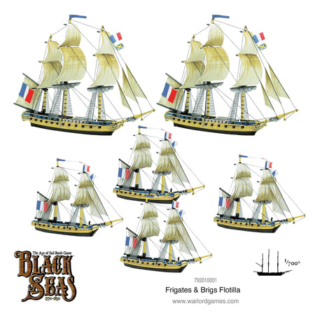 Black Seas Frigates & Brigs (1770-1830) - Fregaty i Brygi 1:700