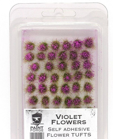 Paint Forge - Flower Tufts 6mm - Violet Flowers