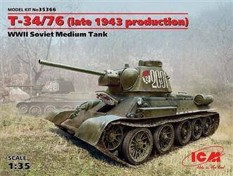ICM 35366 T-34/76 (late 1943 production)