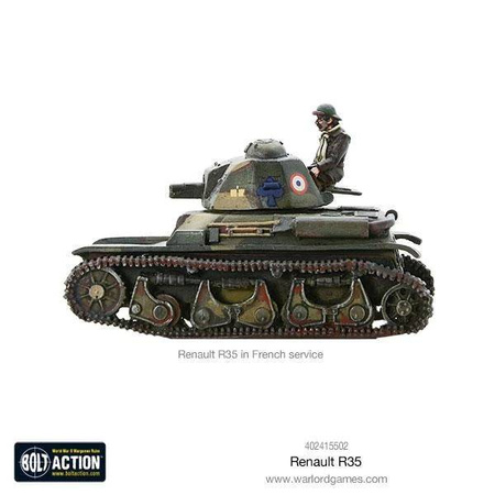 Bolt Action WWII French Renault R35 light tank