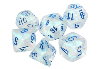 Kości zestaw RPG Chessex Borealis Luminary Icicle