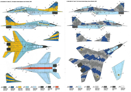 IBG 72902 MiG-29UB in Ukrainian Air Force model plastikowy do sklejenia i pomalowania