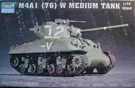 Trumpeter 07222 M4A1 (76) W Medium Tank