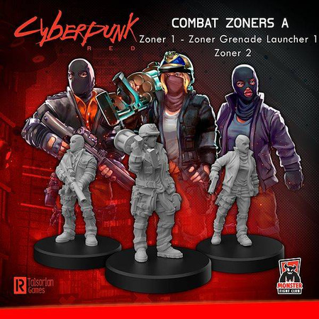 Cyberpunk Red Zoners A - figurki