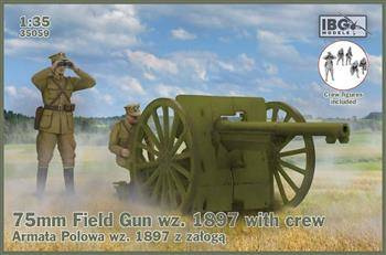 IBG 35059 Armata polowa wz. 1897 z obsługą