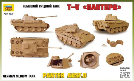 Zvezda 3678 PZ. KPFW. V Panther - AUSF. D