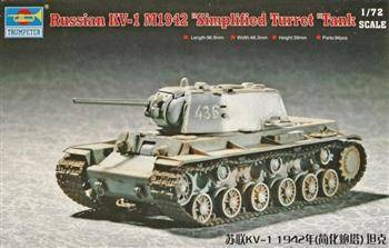 Trumpeter 07234 KV-1 M1942 Simplified Turret