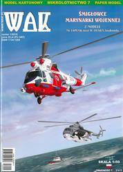 Model kartonowy WAK 1/18 Mikrolotnictwo - 07 - Śmigłowce Marynarki