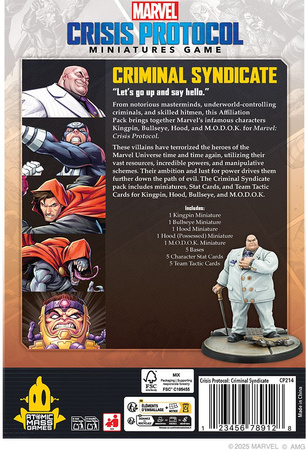 Marvel Crisis Protocol CP214 Criminal Syndicate