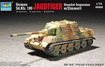 Trumpeter 07293 Sd.Kfz. 186 Jagdtiger w/ Zimmerit