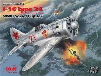 ICM 48097 I-16 type 24 WWII Soviet Fighter
