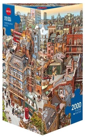 Puzzle 2000 el. Sherlock & Co. (Heye)