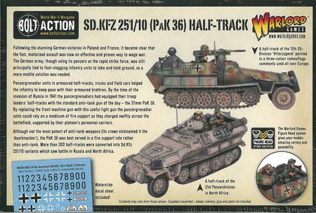 Bolt Action Sd.Kfz 251/10 (PaK 36) Half-track