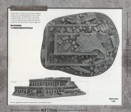 Battlefield in a Box BB556 Gothic Blasted Terrace