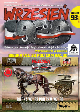 Wrzesień 1939  Nr 93 Biedka wz. 33 pod CKM wz. 30