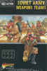 Bolt Action WWII Soviet Army Weapons Teams + 3 kości rozkazów