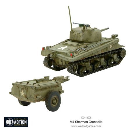 Bolt Action US Army M4 Sherman Crocodile flamethrower tank