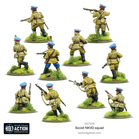 Bolt Action WWII Soviet NKVD Squad