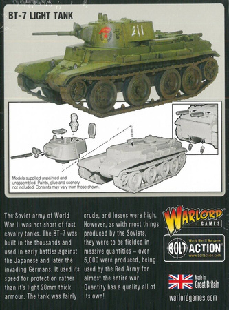 Bolt Action Soviet BT-7 Light Tank