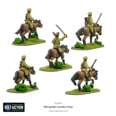 Bolt Action Mongolian Cavalry Troop