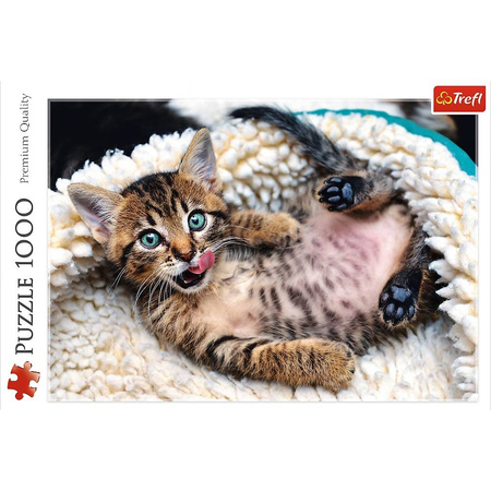Puzzle 1000 Wesoły Kotek (Trefl)