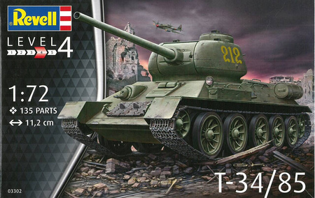 Revell 03302 T-34/85 model plastikowy do sklejenia i pomalowania