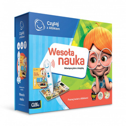 Czytaj z Albikiem Zestaw z piórem i książką Wesoła Nauka