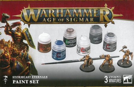 Age of Sigmar Stormcast Eternals + Paint Set