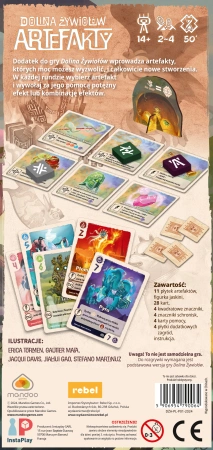 Dolina Żywiołów Artefakty dodatek