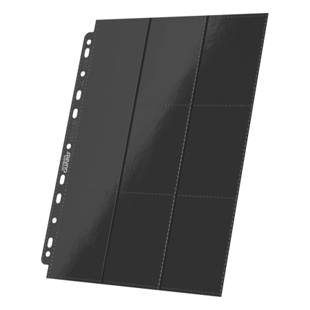 Strony do Segregatora Ultimate Guard 18-Pocket Side-Loading Black (10 sztuk)